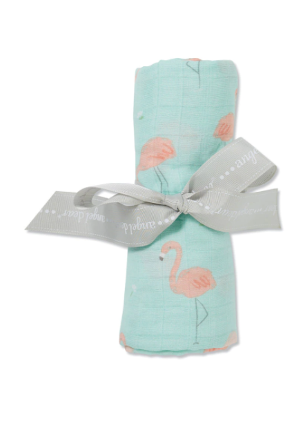 Flamingo sales swaddle blanket